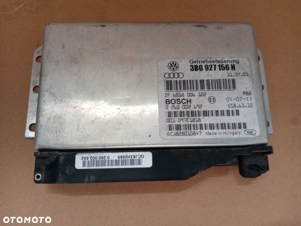Moduł sterownik skrzyni biegów automat VW Passat B5 4.0 W8 3B0927156H - 1