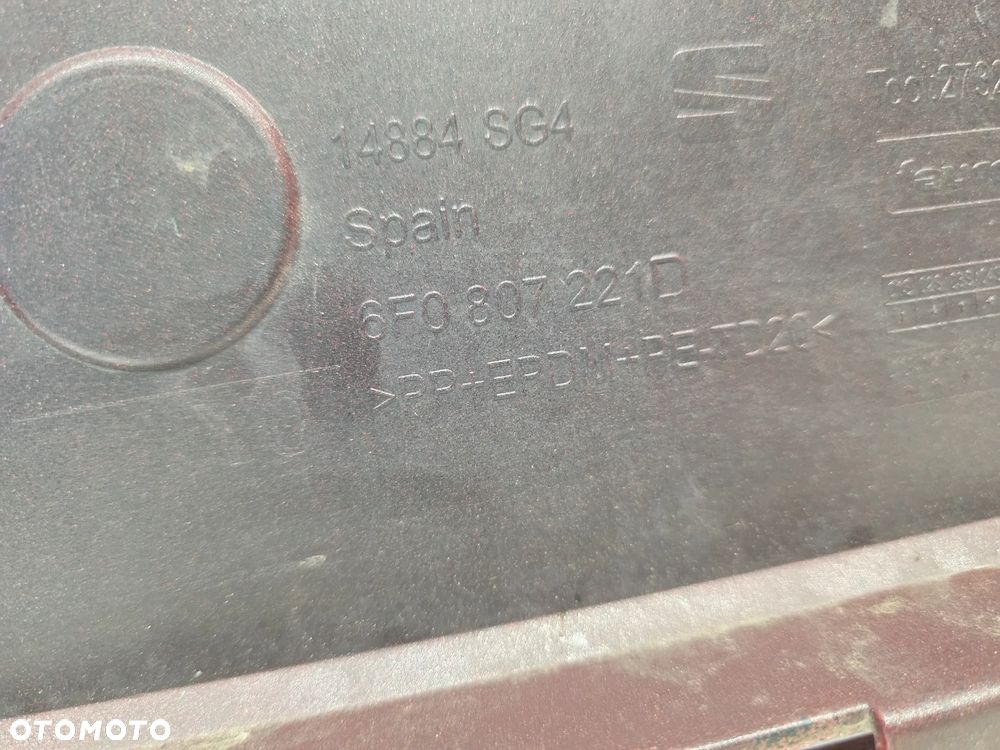 SEAT ATECA 6F0 17- ZDERZAK PRZEDNI PRZÓD , ZWYKŁY + PRAWA BOCZNA KRATKA , NR 6F0807221D , NR AUKCJI NZ1537 - 34