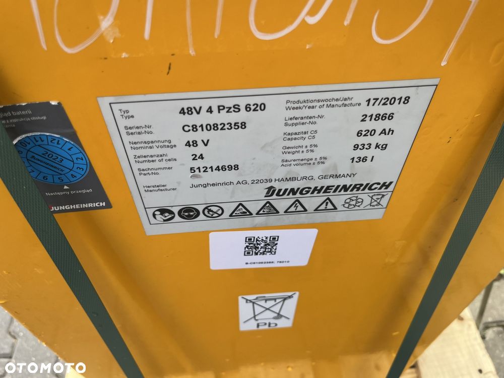 Bateria do wózka widłowego Linde Jungheinrich Still 48V 620 Ah ID BAT0134 - 4