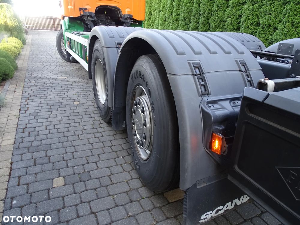 Scania G 410 bez EGR / RAMA DO ZABUDOWY / EURO 6 / OŚ SKRĘTNA / PTO / Z NIEMIEC / ZADBANA / BDF / - 9