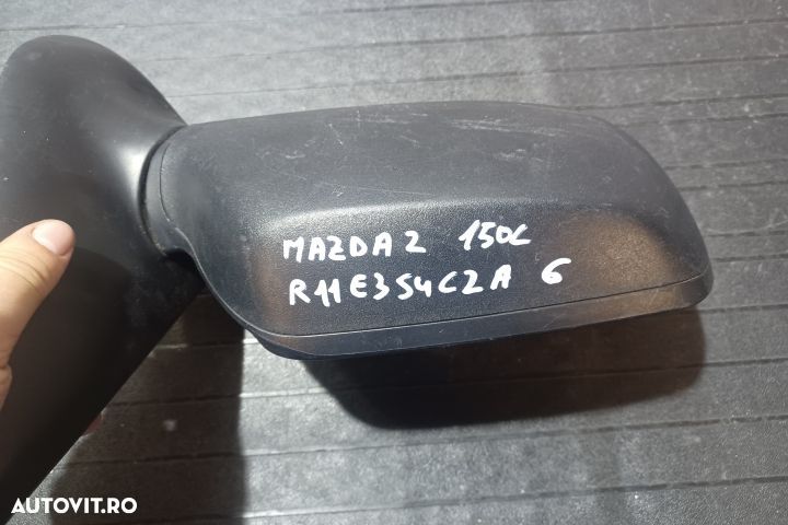 Oglinda dreapta manuala E9014202 E9014202 Mazda 2 DE [2007 - 2010] Ha - 3