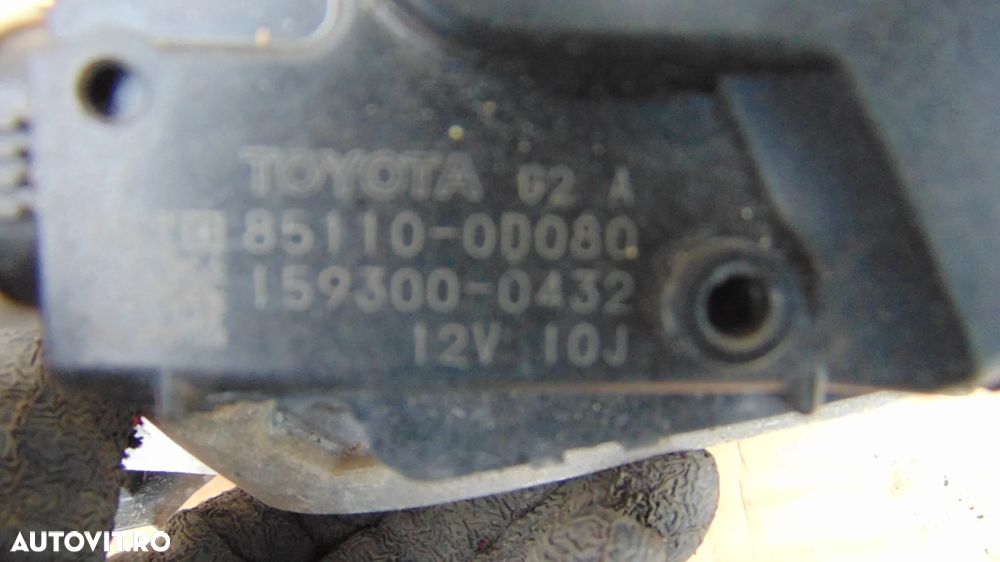 Ansamblu stergatoare cu motoras Toyota Yaris motor 1.3 benzina  an 2006-2009 cod 85110-0D080 - 4