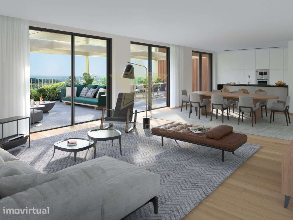 Apartamento T3 com terraço, piscina e vistas paronamica - Grande imagem: 4/37