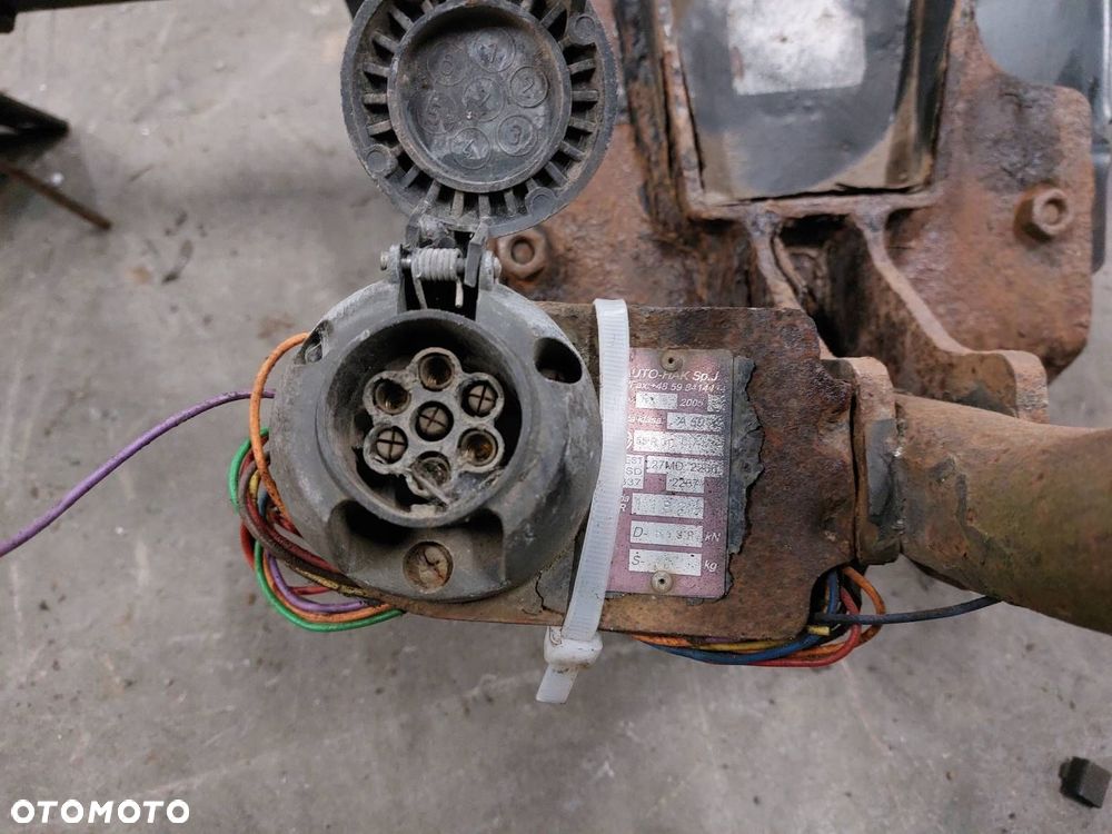 HAK HOLOWNICZY + TABLICZKA + WIĄZKA FIAT ALBEA I - 2