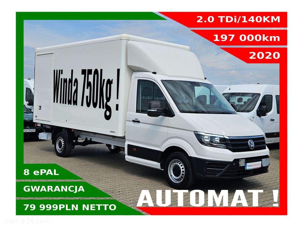 Volkswagen Crafter Kontener 8 ePAL *79999zł NETTO* Winda 750kg 2.0 TDi/140KM - 1