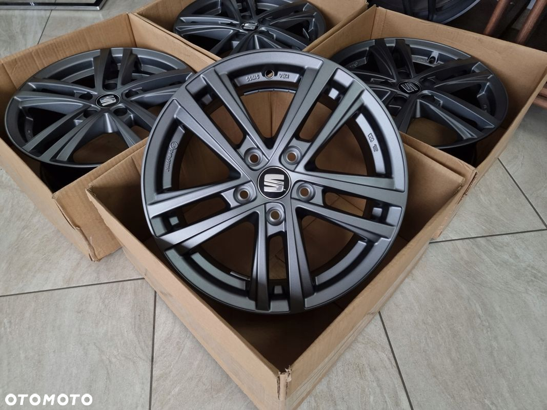 Grafitowe Felgi Seat Leon Ateca Vw T-Roc Skoda Karoq Octavia 16 Cali - 3
