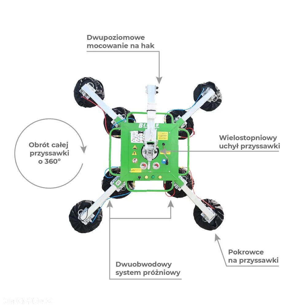 Iveco 35c/50c zestaw do montażu, szyb, okien płyt warstwowych z HDS / żuraw - 26