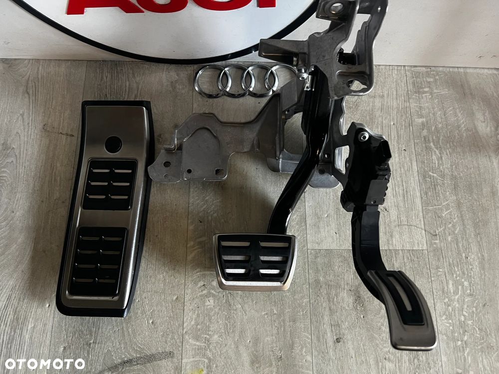 PEDAŁ STELAŻ PLUS NAKŁADKI NA PEDAŁY PODSTOPNICA AUDI A4 B9 A5 8W 8W1864777A S-LINE - 2