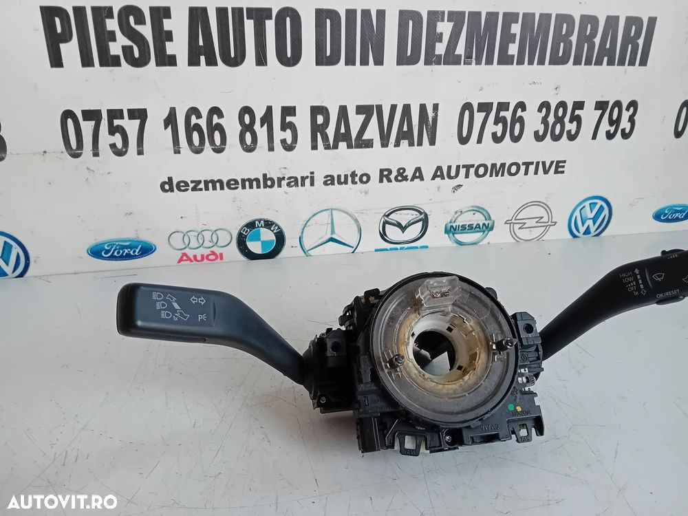 Banda Spira Spirala Volan Maneta Semnalizare Stergatoare Vw Golf 6 VI Cod 5K0953549C An 2008-2013 - 4