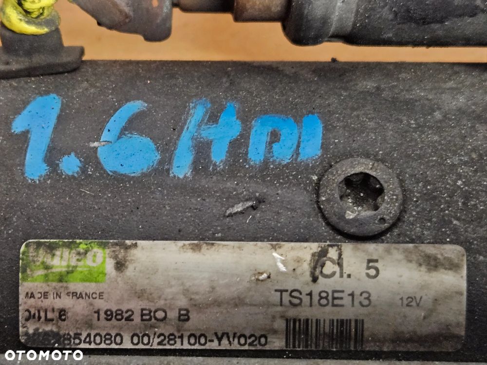 Citroen C4 C5 Peugeot 307 407 1.6 HDI rozrusznik CL6 CL5 Valeo Mitsubishi - 5