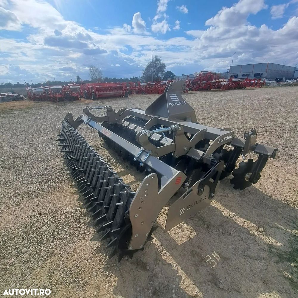 Rol-Ex Grapa grea Rolex, model Taurus, 3.5 m, discuri independete, 560x5 mm, tavalug paker, 120-140 CP, produs nou, stoc Ploiesti, matricola 2022 - 4