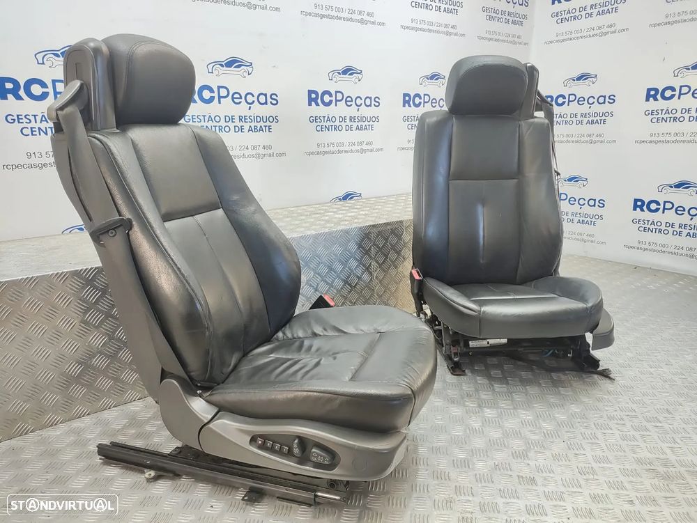 Conjunto Bancos Frente Frontais Pele BMW Serie 6 E64 Cabrio Eletricos 2003 a 2010 - 9