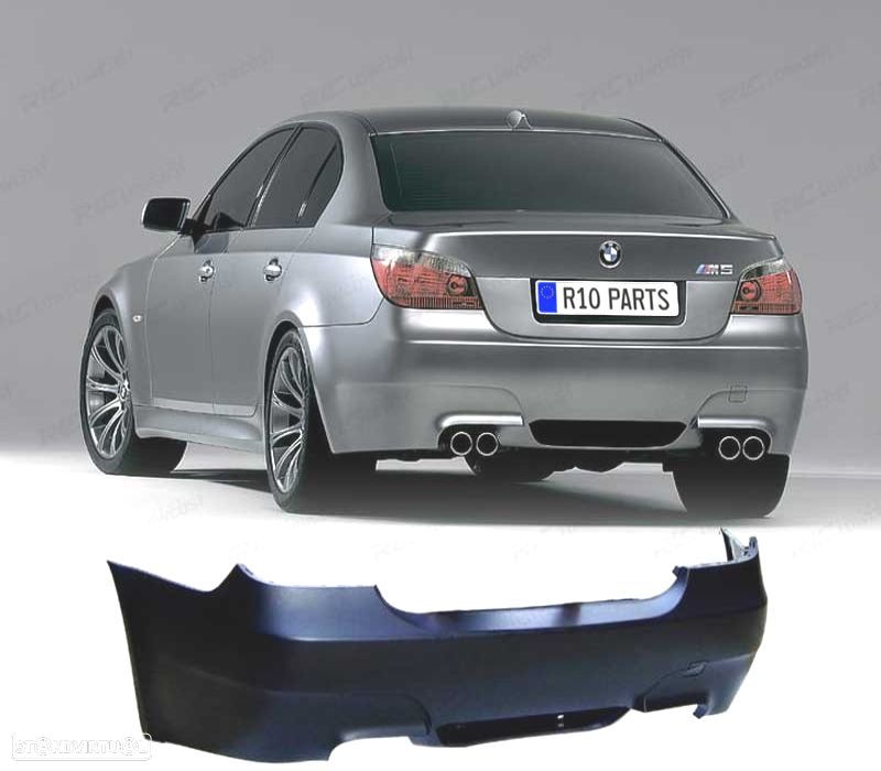 PARÁ-CHOQUES TRASEIRO BMW E60 03-10 LOOK M5 - 1