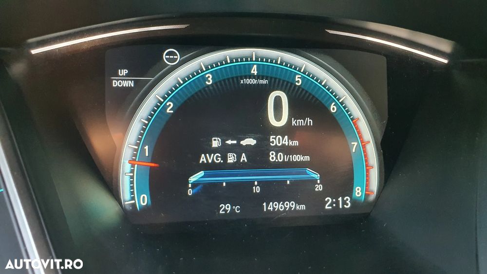 Honda Civic Sedan 1.5 VTEC Turbo Elegance Navi - 12