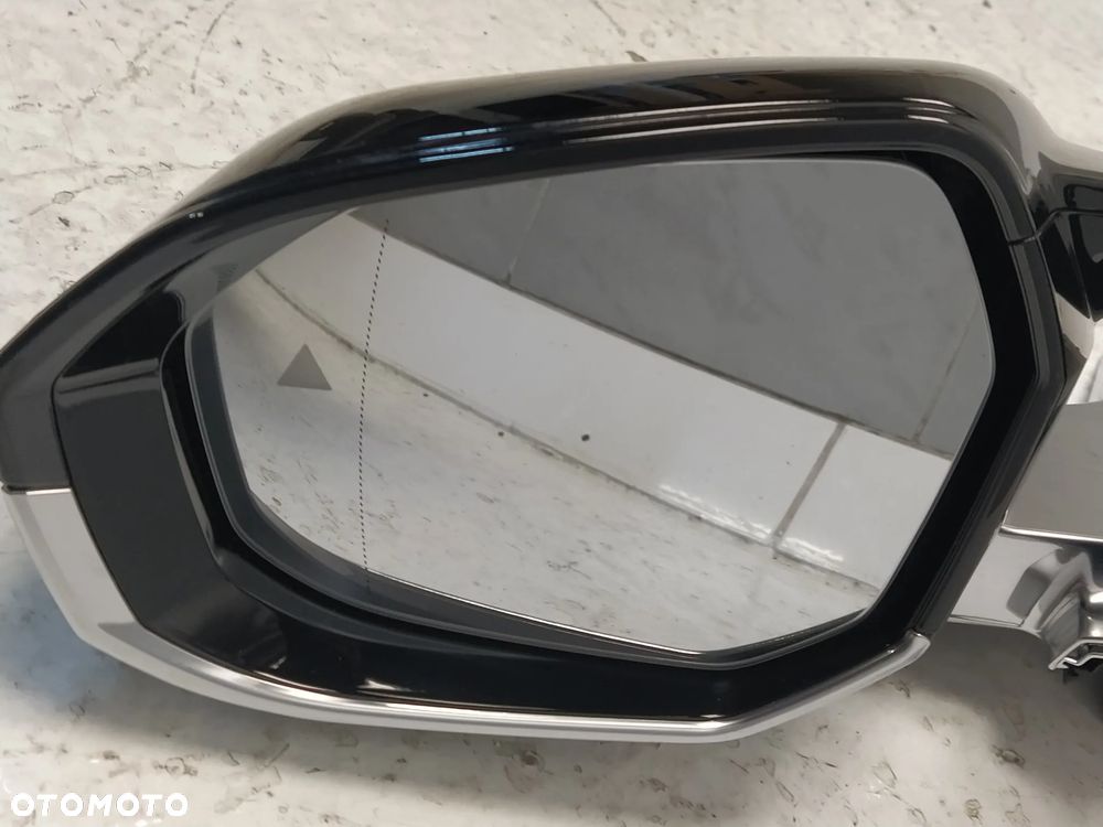 BMW 7 G70 M-POWER LUSTERKO ZEWNĘTRZNE LEWE ASFERYCZNE ASYSTENT KAMERA 9+6+1 PIN KOMPLETNE UK ORYGINAŁ - 16
