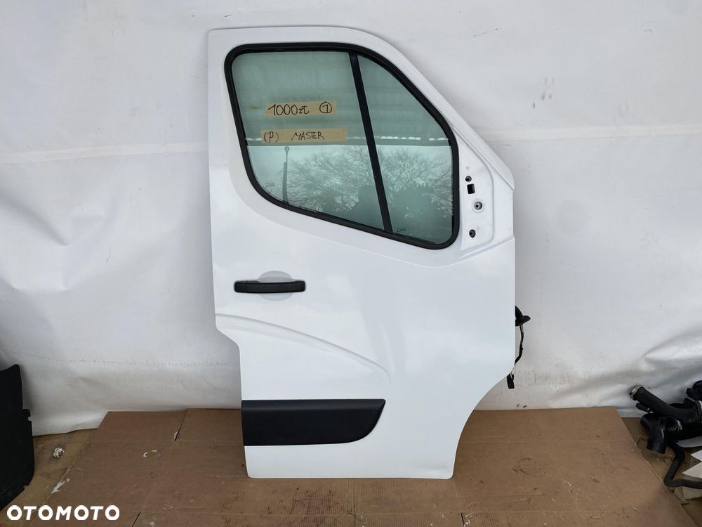 MASTER 3 MOVANO B 10- DRZWI PRZEDNIE PRAWE PRZÓD BIAŁE Z SZYBĄ I BOCZKIEM - 1