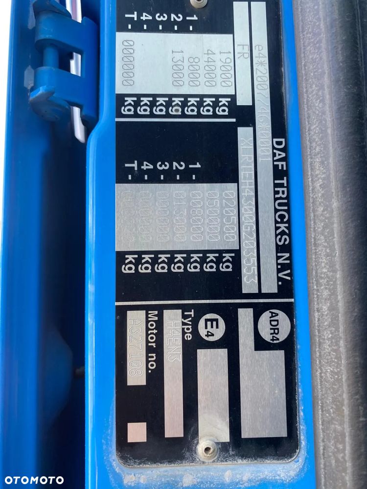 DAF Xf 106.480 niska kabina 2018 hydraulika do wywrotu ruchomej podłogi wron-pol - 38