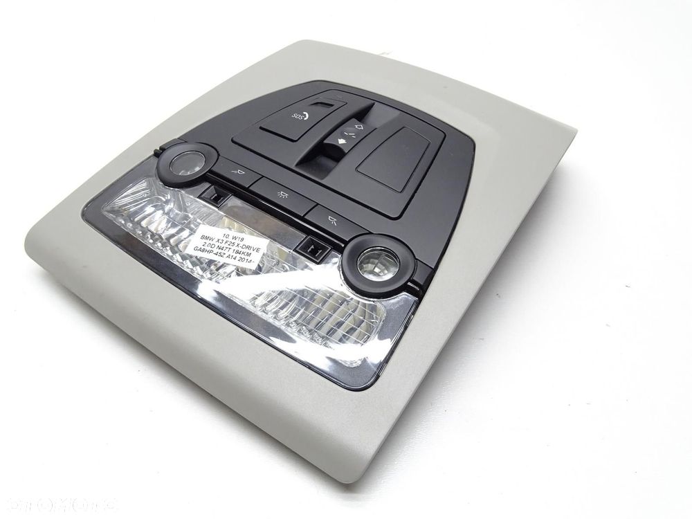 LAMPKA OŚWIETLENIE KABINY PODSUFITKI SZYBERDACH 9311462 BMW F25 X3 - 3