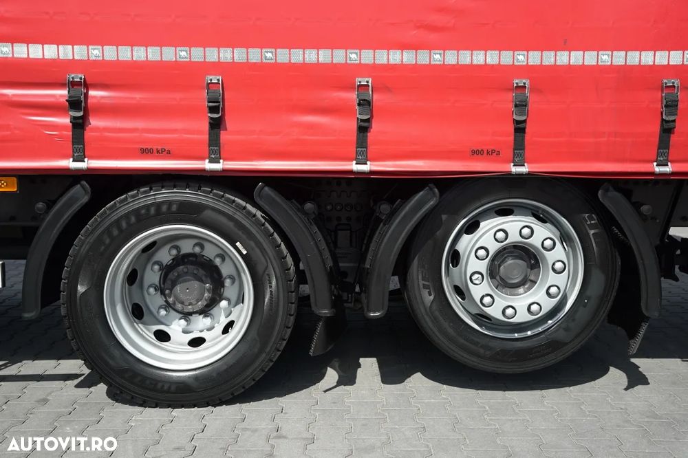 Volvo FH 460 / COMBINAȚIE TANDEM / 120 M3 / TRANSITION / I-SAVE / I-PARK COOL / DIRECȚIE CU RIDICARE A PUNTELOR / WIELTON / CORTINĂ ARMATĂ - 25