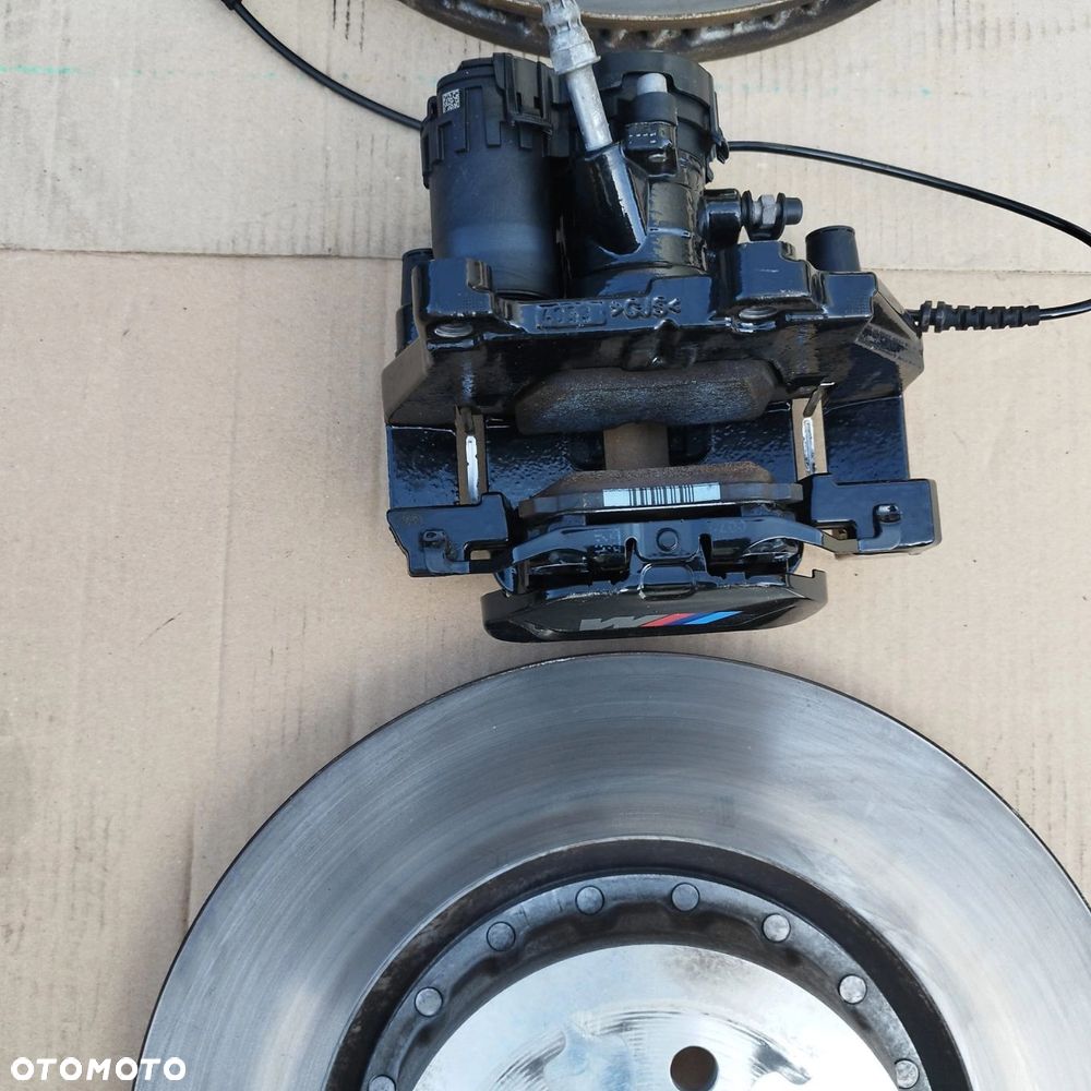 TARCZE KLOCKI ZACISKI OSŁONY KOMPLET M-PAKIET BMW 7 G70 i7 G70 395X36 - 10