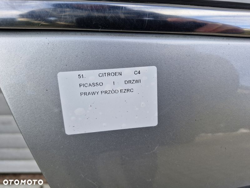 citroen c4 picasso 1 i drzwi prawy przód prawe przednie ezrc - 2