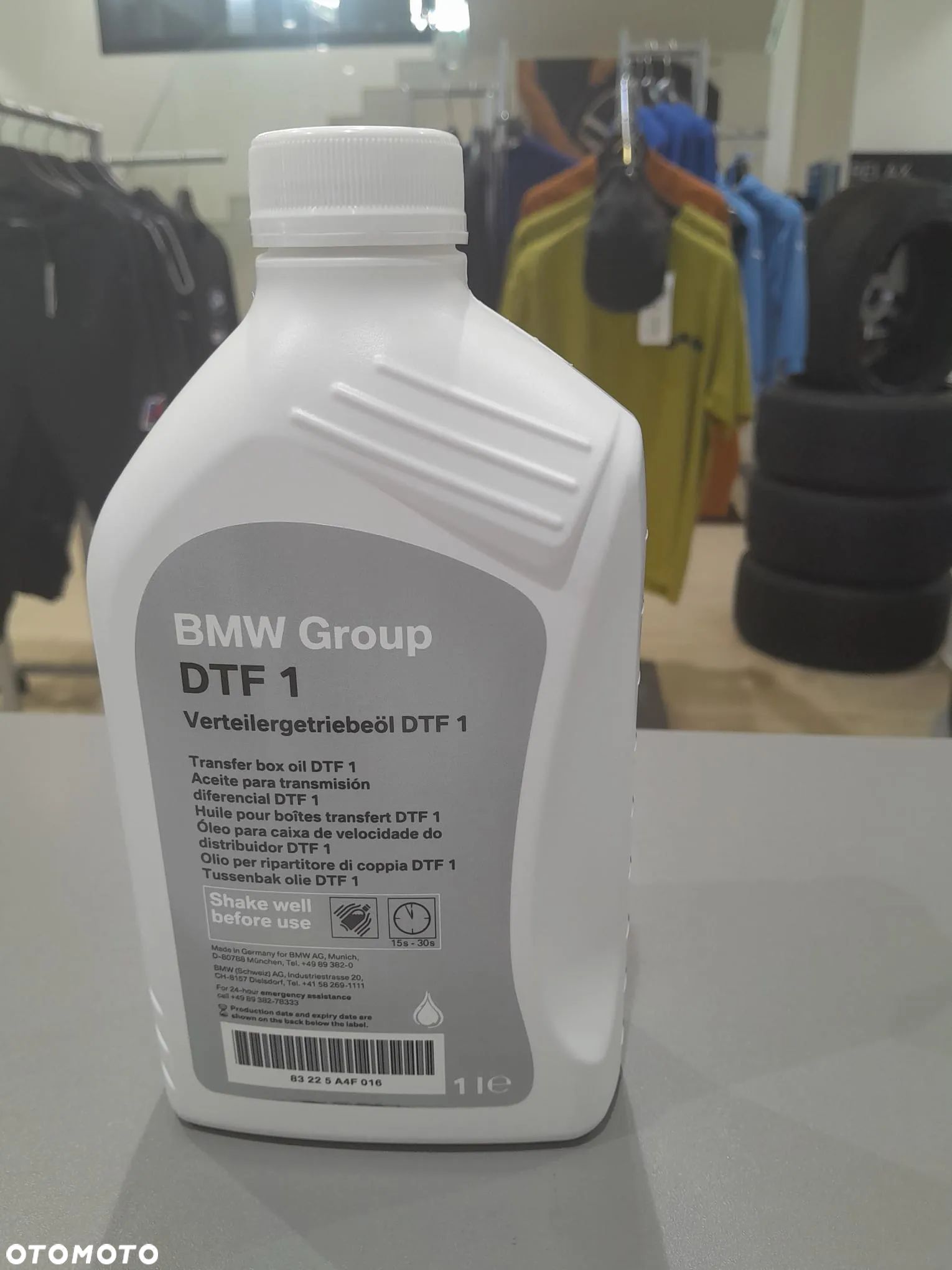 Olej przekładniowy BMW DTF-1, 1L (nr 83225A4F016) - 1