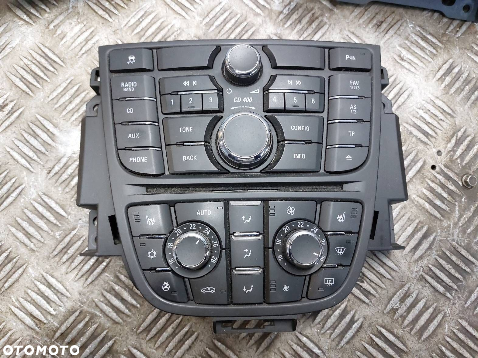 RADIO ODTWARZACZ + PANEL NAWIEWU + WYŚWIETLACZ OPEL ASTRA J 13435144 - 2