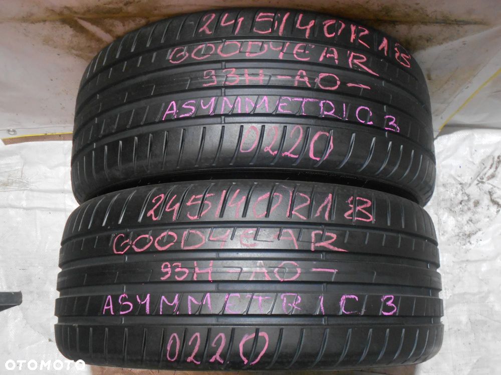 OPONY 245/40R18 GOODYEAR EAGLE F1 ASYMMETRIC 3 AO DOT 0220 7.7MM - 2