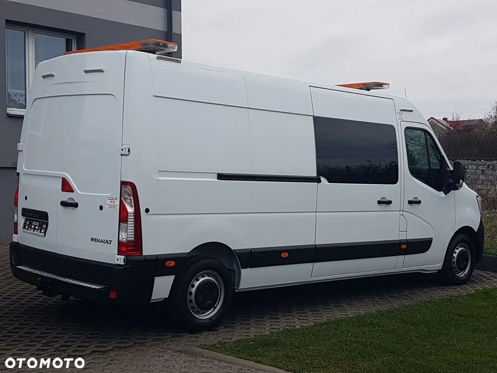 Renault MASTER 6-OSÓB L3H2 BRYGADÓWKA DŁUGI WYSOKI KLIMA KRAJOWY BLASZAK VAN FURGON - 4