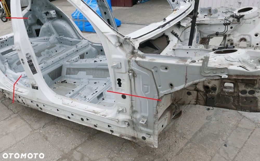 bmw f20 próg prawy alpinweiss a300 fv - 1