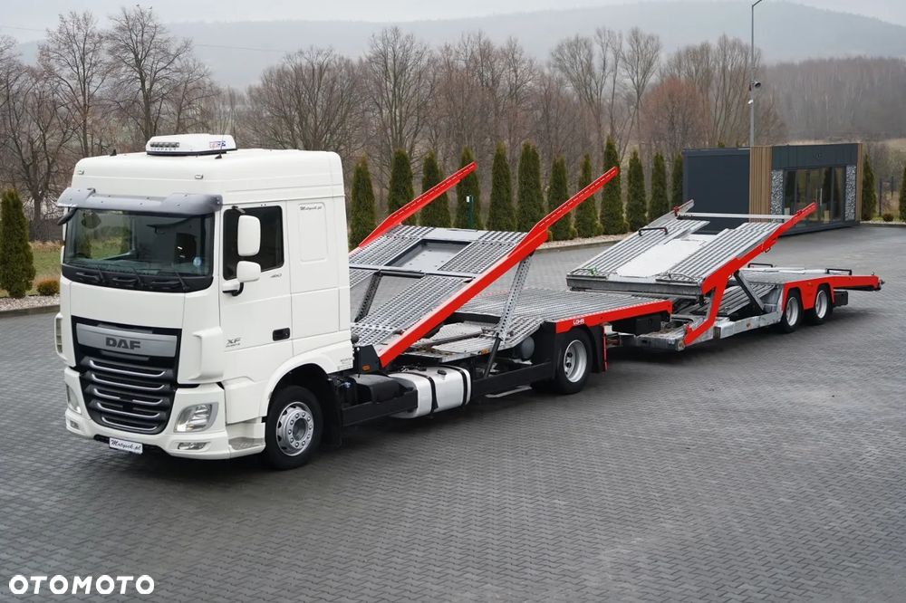 DAF XF 480 / LORA / LOHR / 16,5 M / 4 DOSTAWCZAKI / 6 OSOBÓWEK / KLIMA POSTOJOWA / EURO 6 - 7