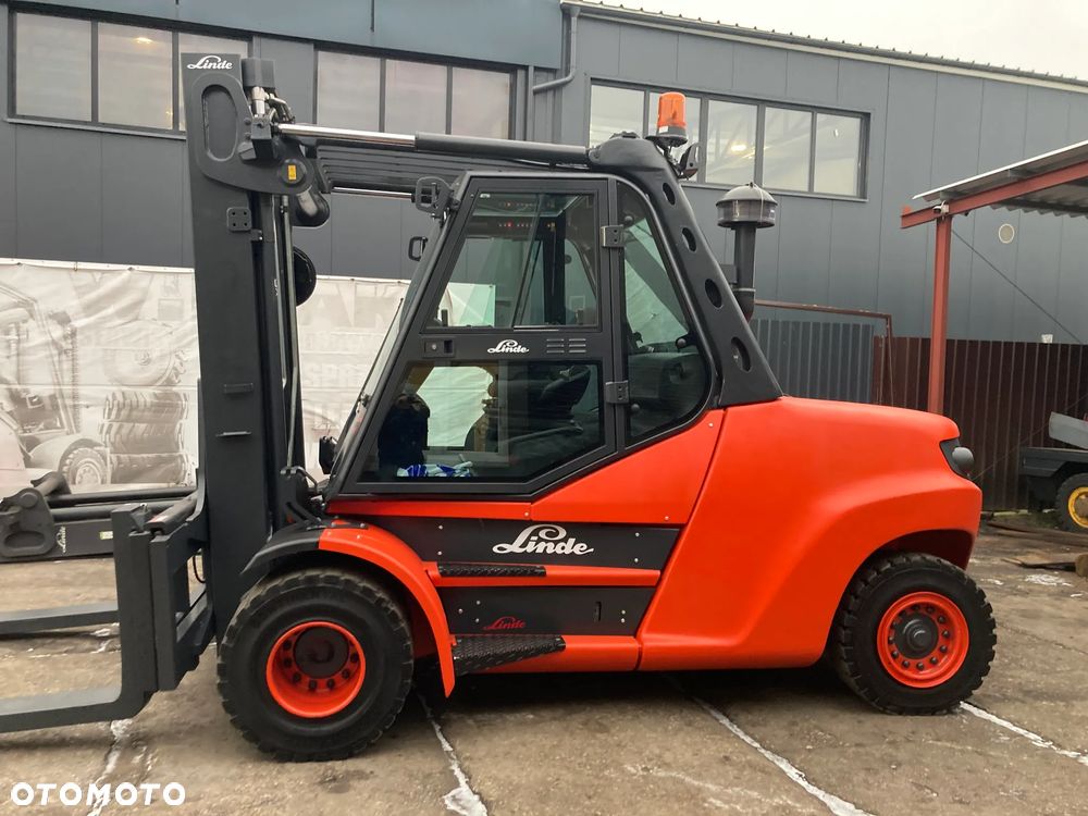 Linde [2013] WÓZEK WIDŁOWY LINDE H80D-1100 diesel 8ton - 7