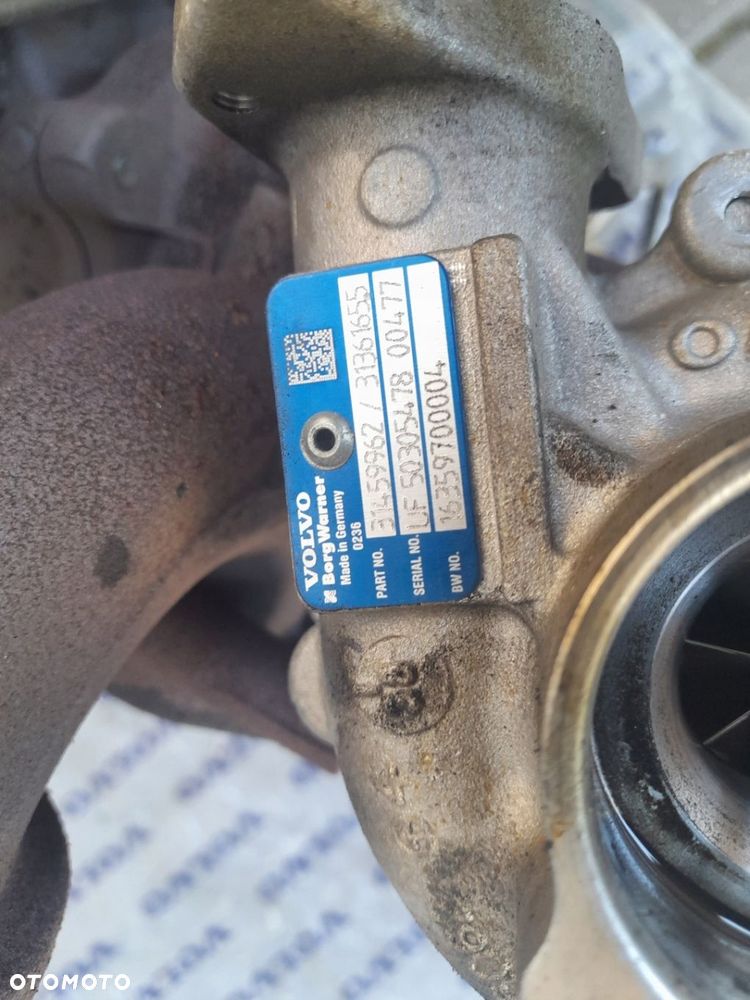 TURBOSPRĘŻARKA 31459962 VOLVO XC60 II 2.0D4 2018R - 9