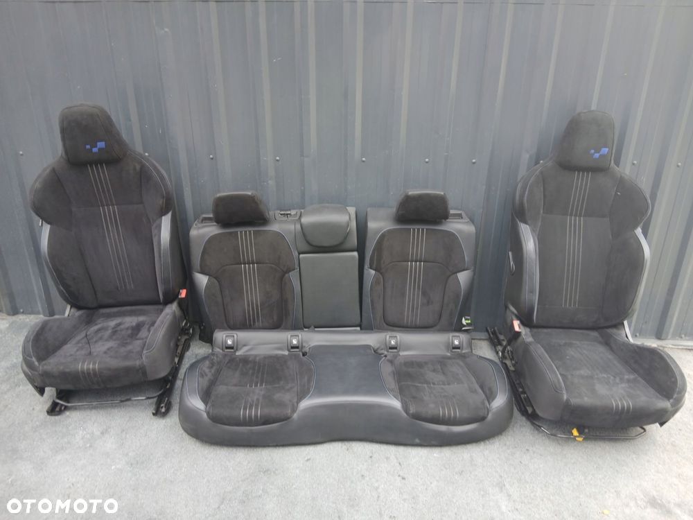 fotele siedzenia renault megane iv rs półskóra - 1