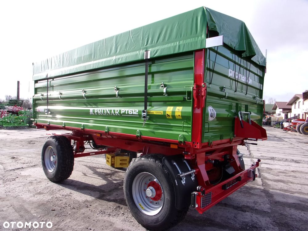 Pronar Przyczepa dwuosiowa paletowa PRONAR PT680 -14t, PT612 -12t, PT612L -12t, wywrotka z trójstronnym wywrotem, przyczepa ciężarowo-rolnicza - 25