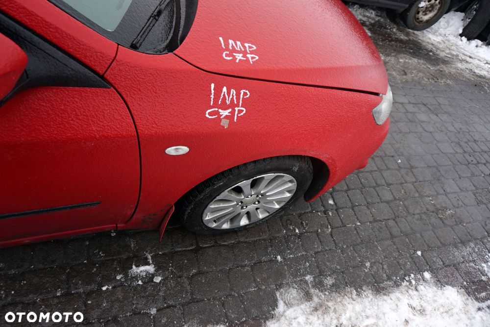 MASKA ZDERZAK BŁOTNIKI LAMPY IMPREZA III GH C7P XENON SPRYSKI SUBARU 2007-2011 CZERWONY PRZÓD KOMPLETNY - 18