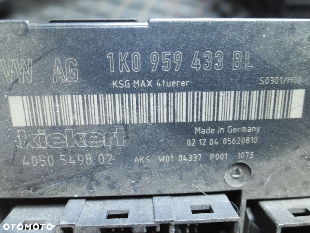 STEROWNIK MODUŁ KOMFORTU VW SEAT SKODA 1K0959433BL - 2