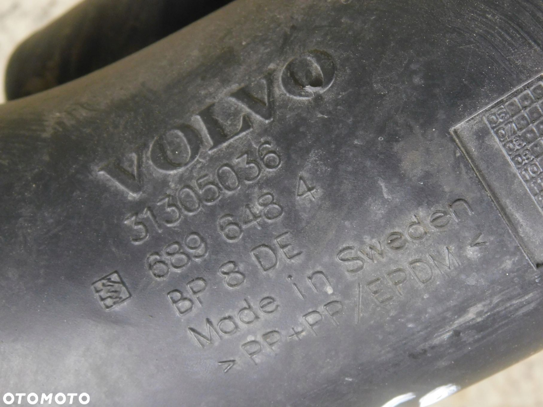 31305036 Rura Dolot Powietrza Volvo Xc60 I 3.2 B 10-15 - 3