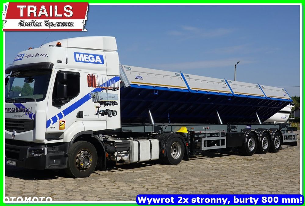 Inny Wywrotka 2x strony, platforma 12,60 m, burty ALUM 600/800 mm !!! - 4