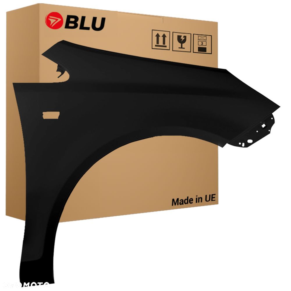 BLU Błotnik OPEL CORSA D prawy przód 2006-2014 ocynk surowy do lakierowania - 1