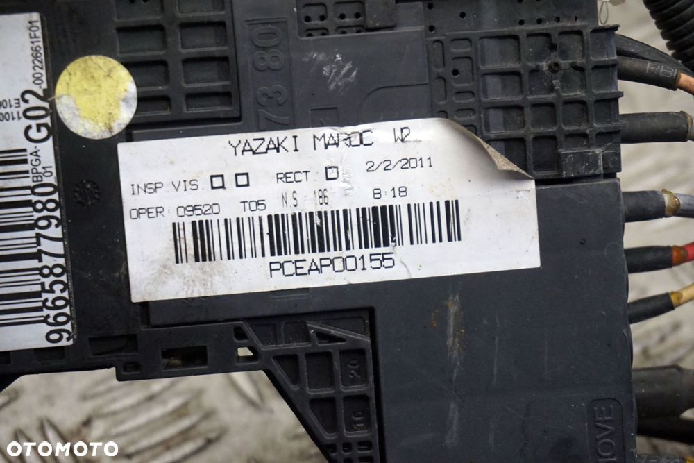 MODUŁ KLEMA AKUMULATORA 508 I SW 2.0 HDI 9665877980 BEZPIECZNIKI PEUGEOT 2010-2018 - 4