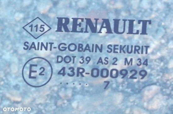 szyba prawa tył tylna renault megane ii cabrio - 2