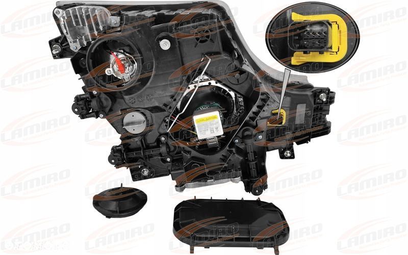 mercedes actros mp5 reflektor lewy xenon d1s 9618205239 - 3