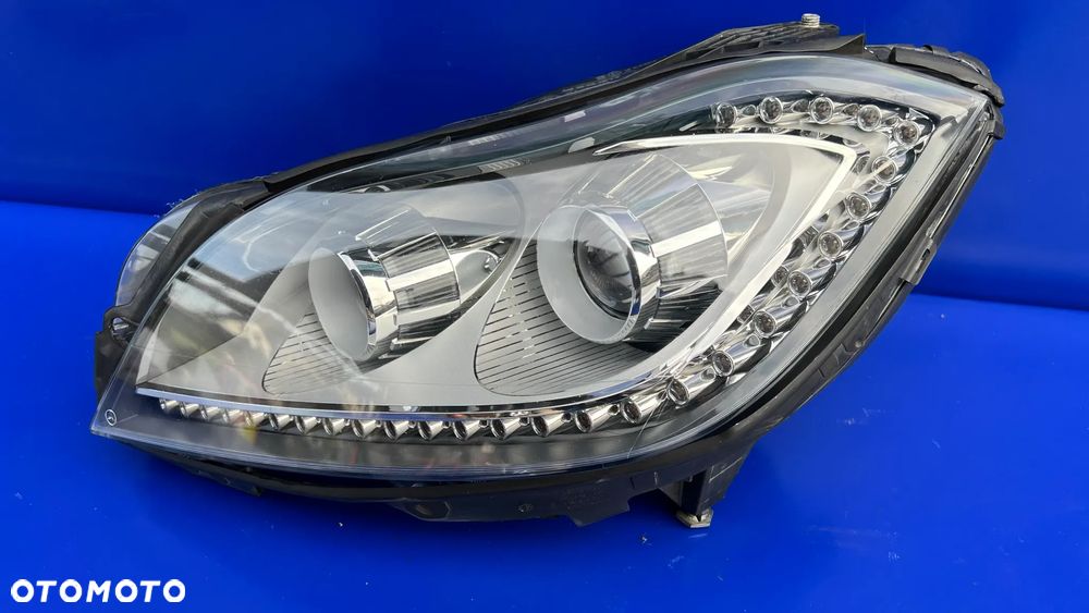 Reflektor lewy bi-xenon + LED lampa lewa OE Mercedes W218 CLS 11r Europa - 3