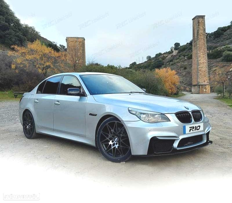 PARA-CHOQUES DIANTEIRO BMW E60 E61 03-10 LOOK M4 + LIP FRONTAL - 2