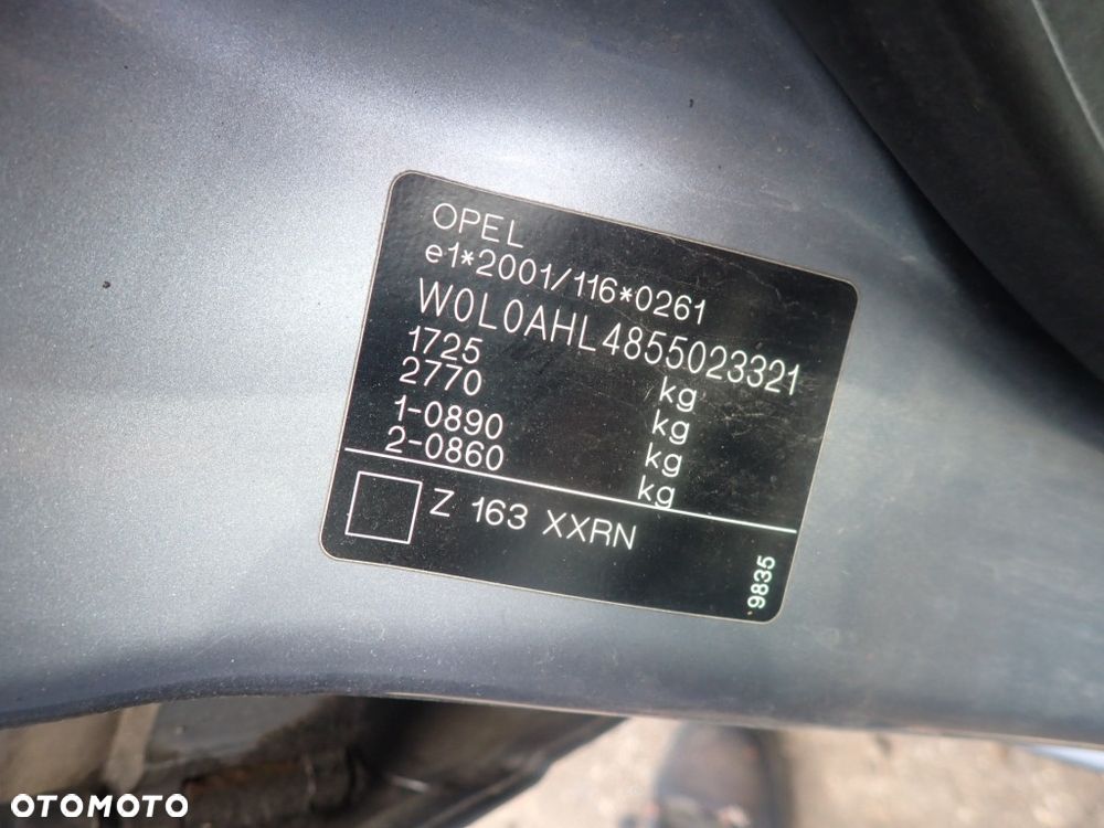 CZĘŚCI - Opel Astra H III 1,4 16V 90KM Z14XEP HB 5D F13 M24 lakier Z163 2004r. INDEX - 10211 - 14