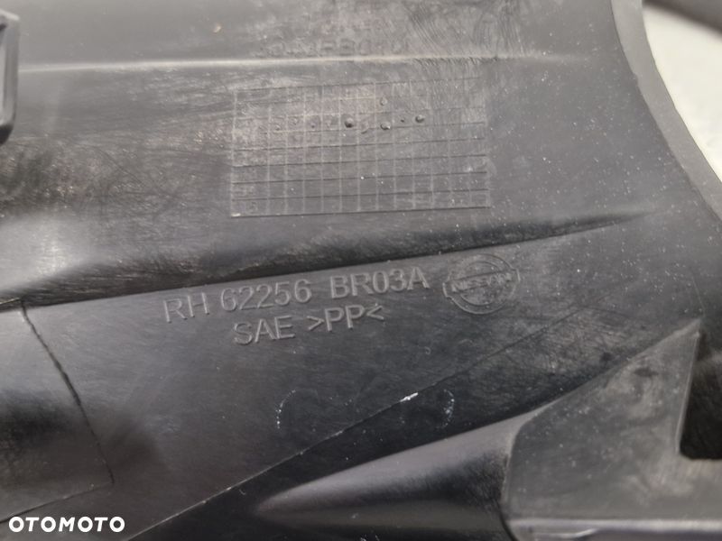 qashqai j10 ramka oprawka osłona halogenu prawy przód prawa przednia 62256br03a - 5