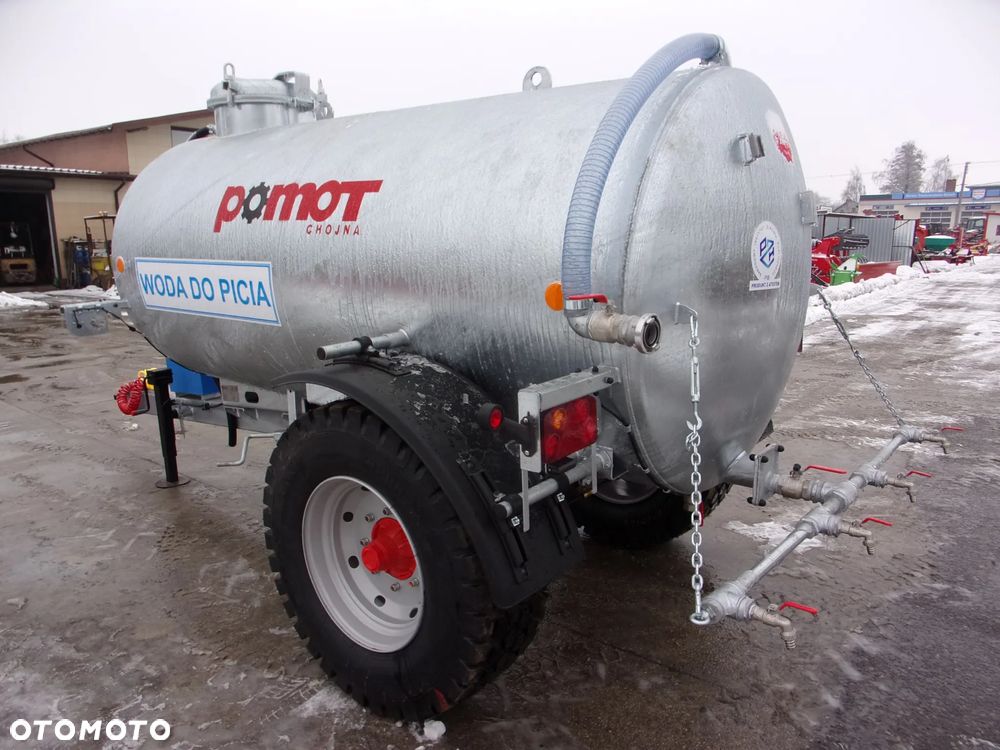 Pronar Przyczepa-Cysterna-Beczkowóz do transportu, przewozu, dostarczenia wody pitnej T507/5 POMOT 5000 Litró, Wóz Asenizacyjny POMOT T507/3 - 4000 litrów, nie Meprozet - 2