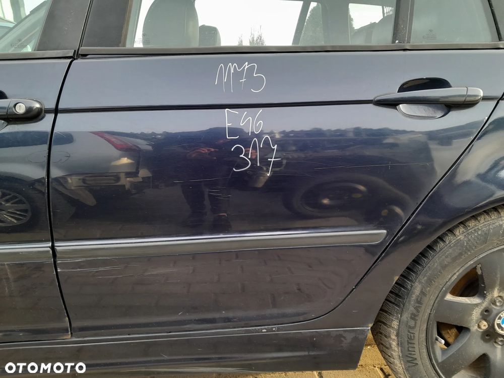 BMW E46 KOMBI LIFT DRZWI LEWE TYLNE LEWY TYŁ KOLOR: 317 - 1
