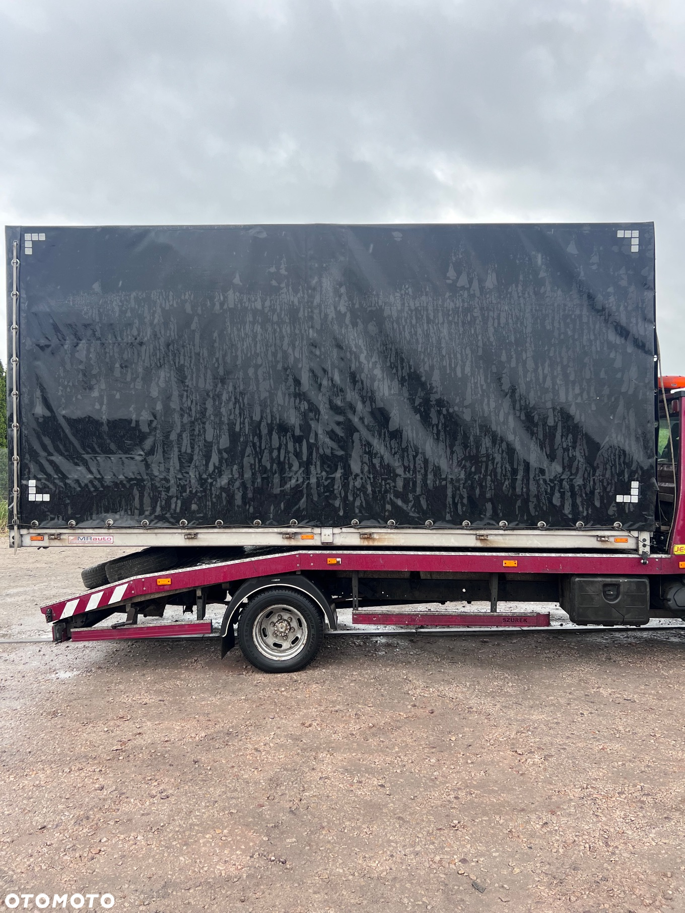 Plandeka paka 10 palet Renault Master III 19r dł 4,80 szer 2,20 - 2